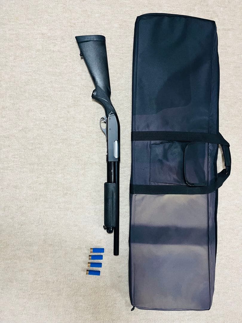 マルゼン　ガスショットガン M870 ブラック シェル・キャリングケース付き