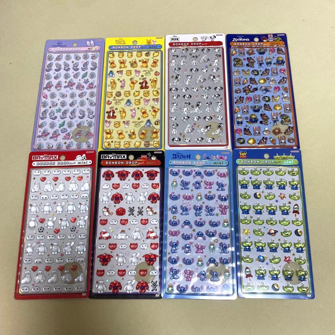 【正規品】ボンボンドロップシール　ミニ　ディズニー　 全8種　コンプリート　②
