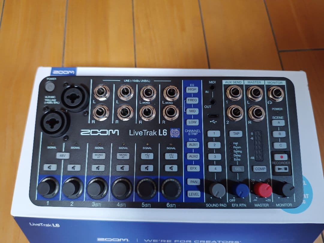 ZOOM LiveTrak L6 オーディオインターフェース