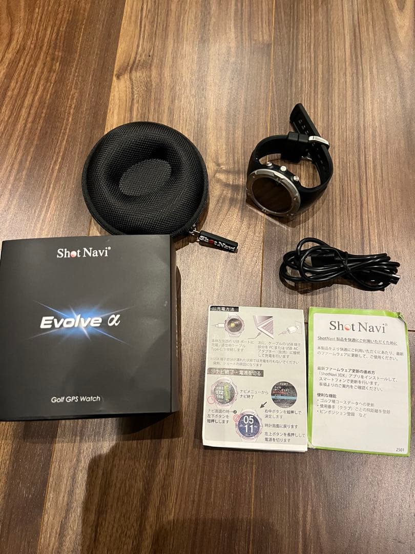 Shot Navi Evolve α ゴルフGPS腕時計