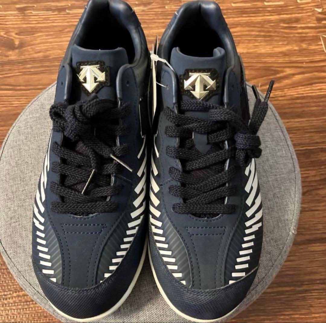 デサント　野球スパイク25cm コウノエベルト ネイビー ホワイト