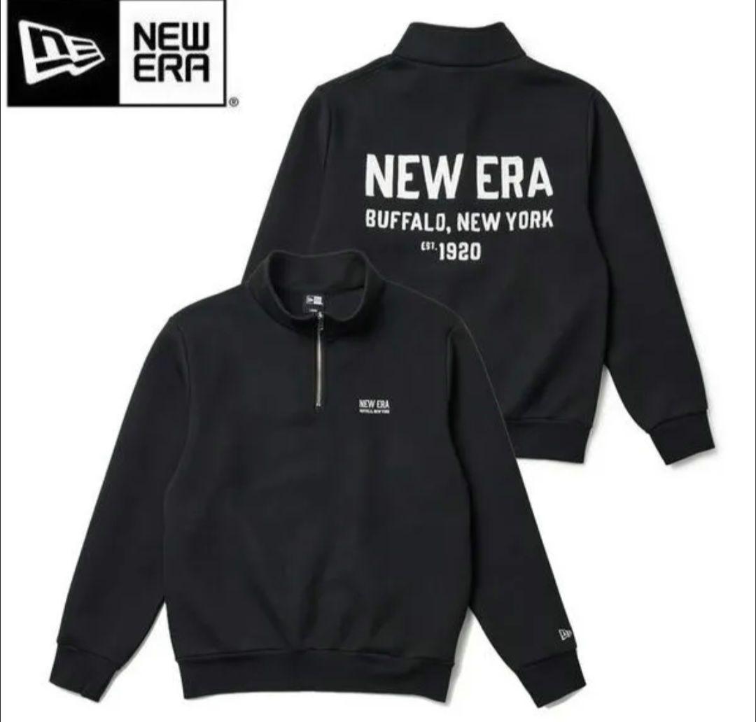 NEW ERA ブラック ハーフジッププルオーバー　完売品
