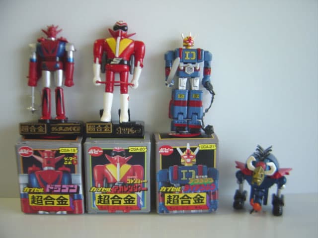 ♯Gku19DTカプセル超合金ポピー5全4種 ガシャポン