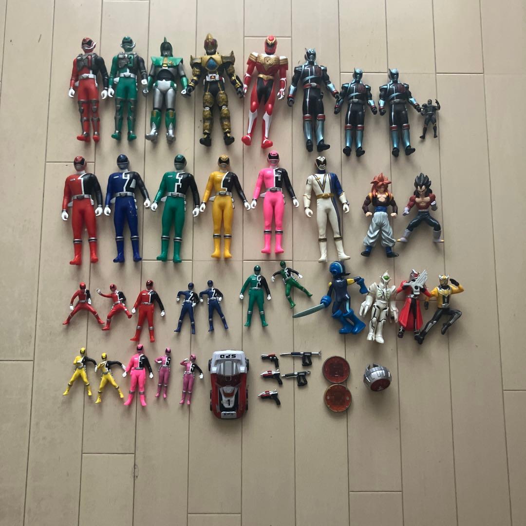 戦隊ヒーロー フィギュアセット