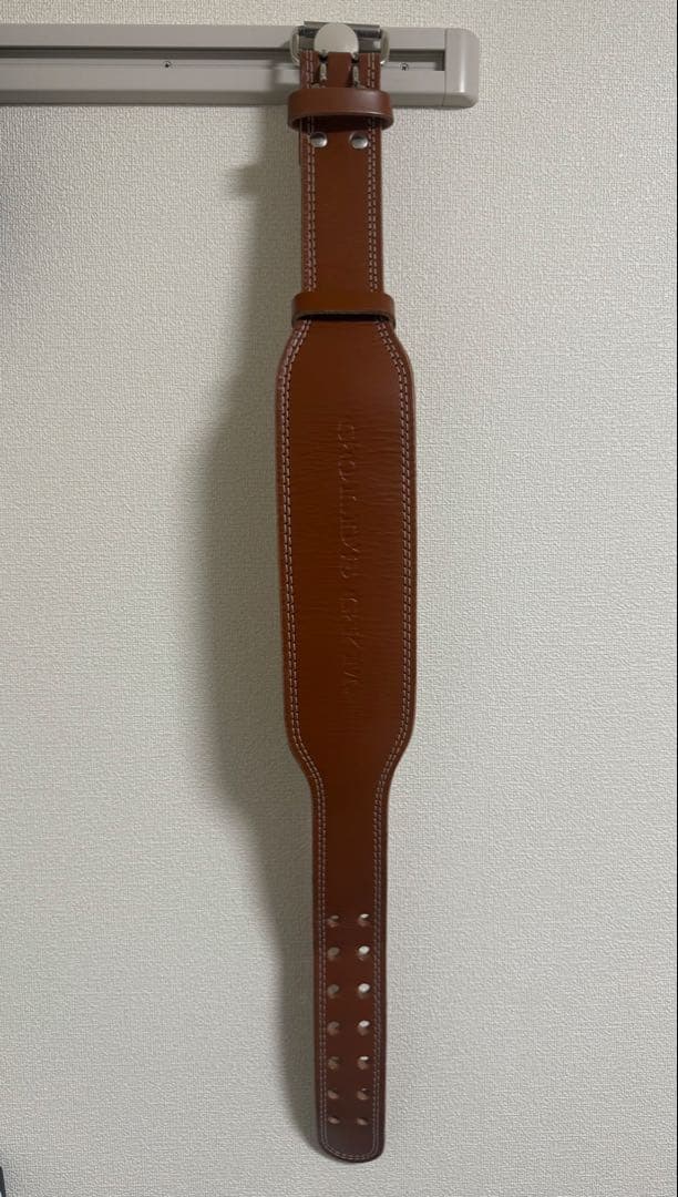 【横川選手愛用】ゴールドジムプロレザーベルト Mサイズ