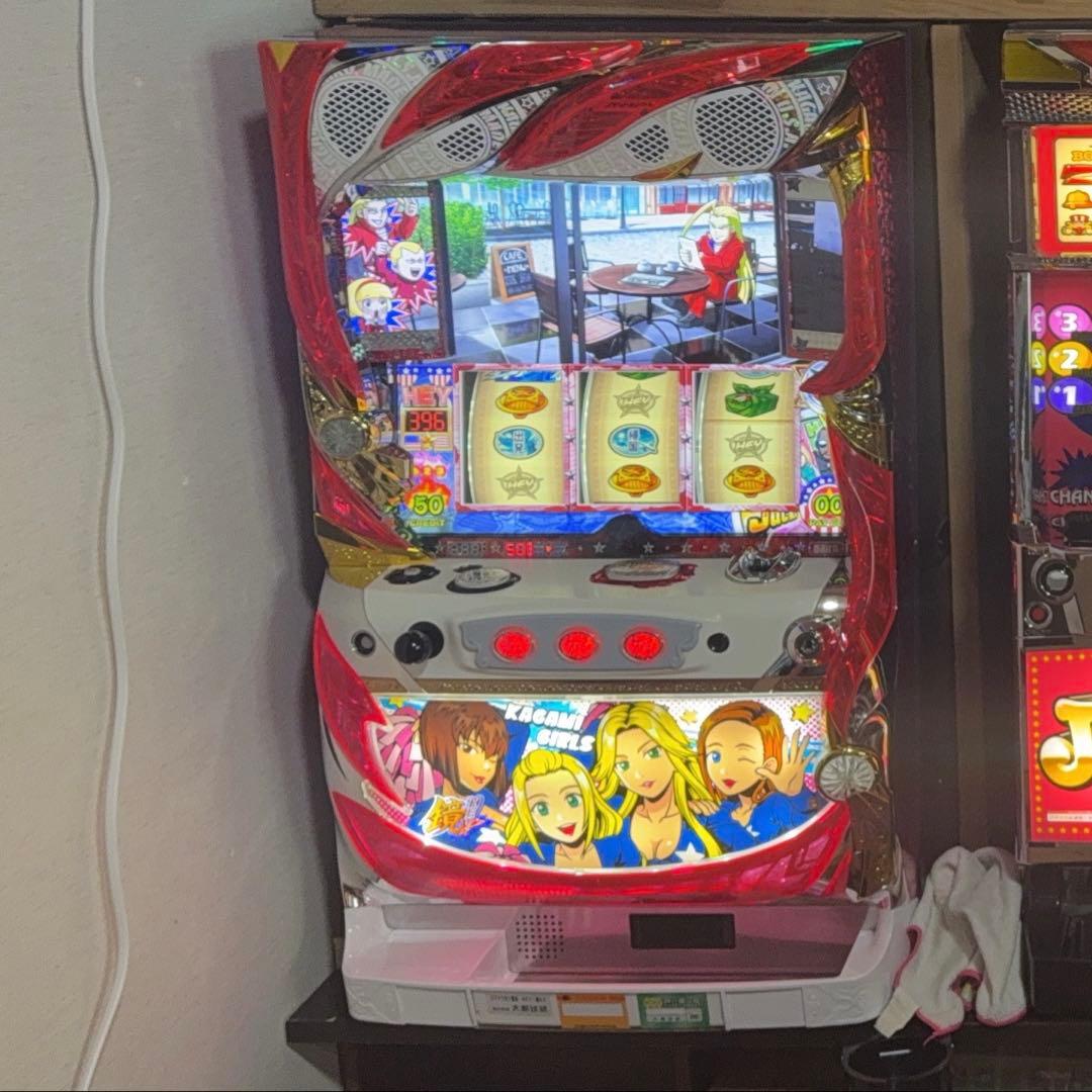 パチスロ 実機 Hey！鏡 (6号機) ドアキー 設定キー 不要⭕️