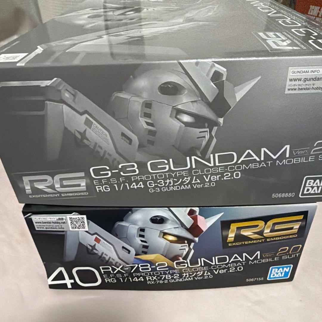 ロボット RG G-3 GUNDAM & RX-78-2 GUNDAM