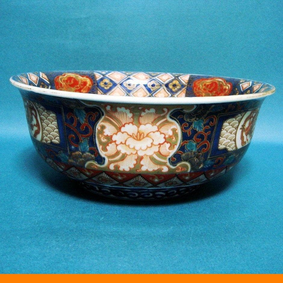 216『色絵金彩 鳳凰 龍 花唐草 鉢』　/骨董品 古美術 古玩 アンティーク