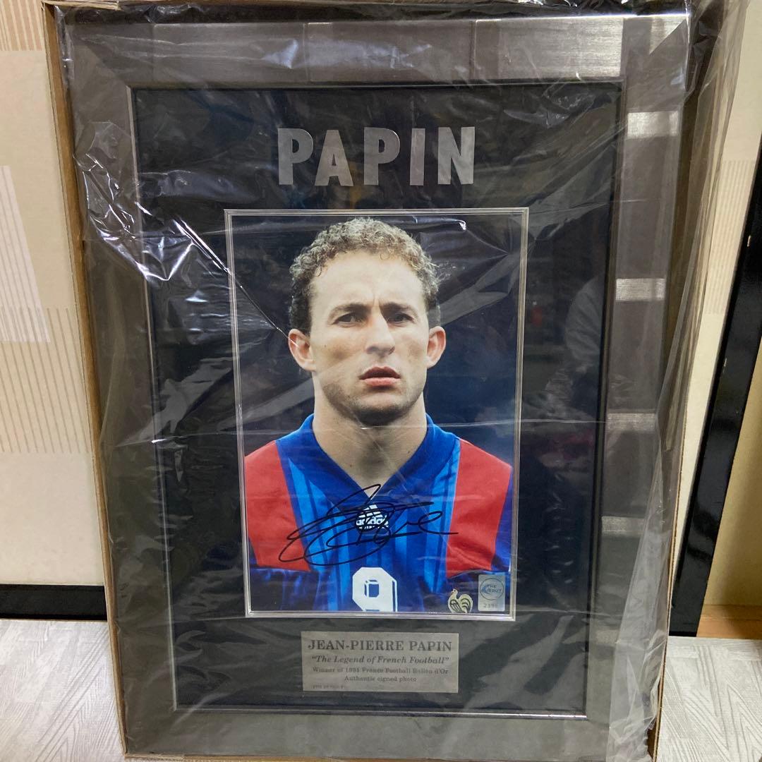 ジャン＝ピエール・パパン直筆サイン入りフォト　額入り