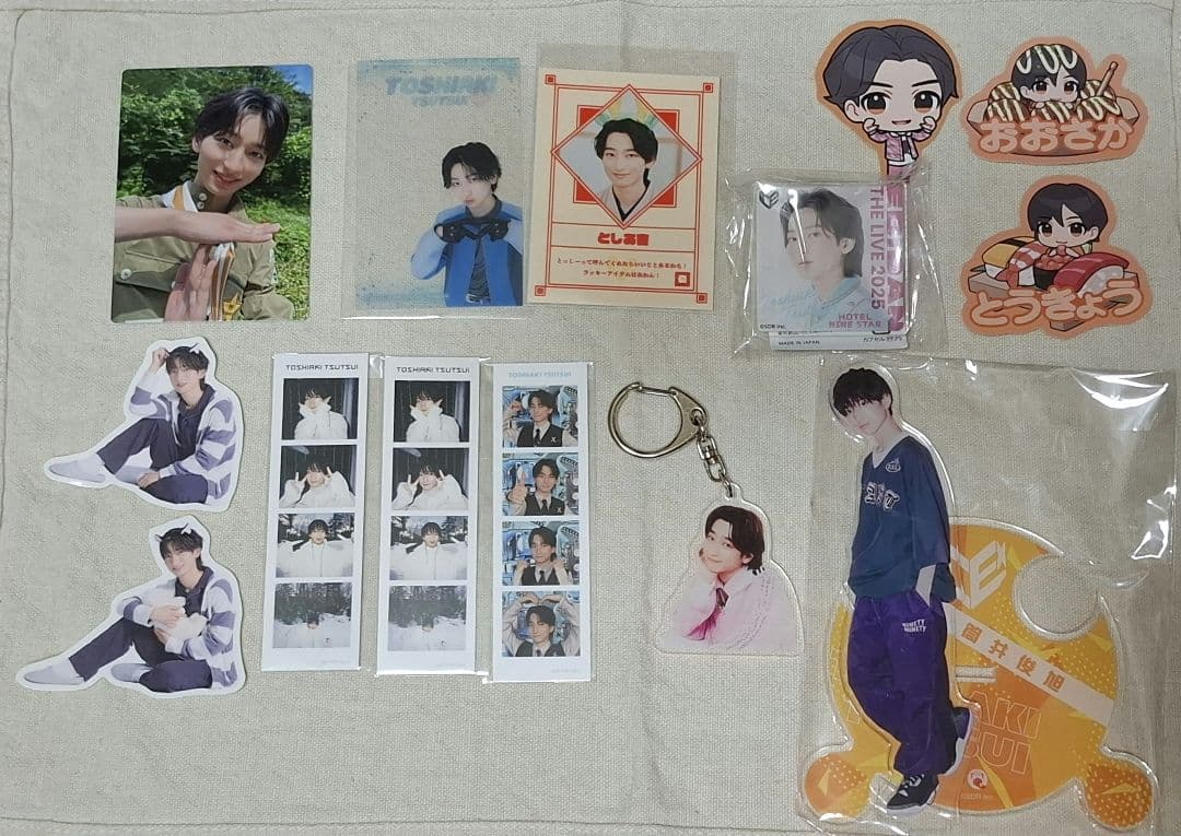 筒井俊旭　グッズ　トレカ　ステッカー　アクキー　アクスタ　まとめ