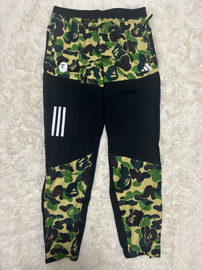 【極美品】アディダス×A BATHING APE　カモ　パンツ　サイズM