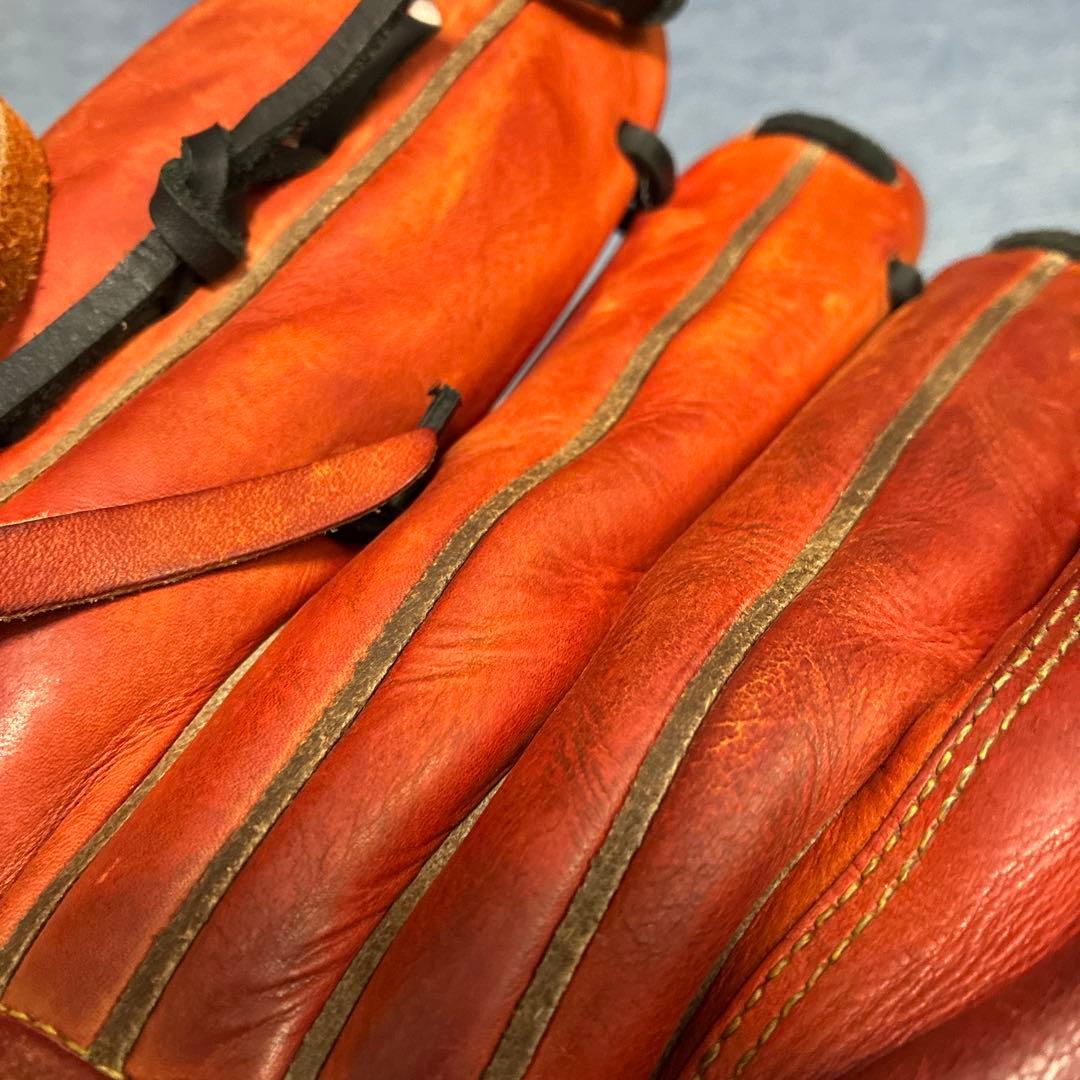 Mizuno Pro 硬式グローブ レッド