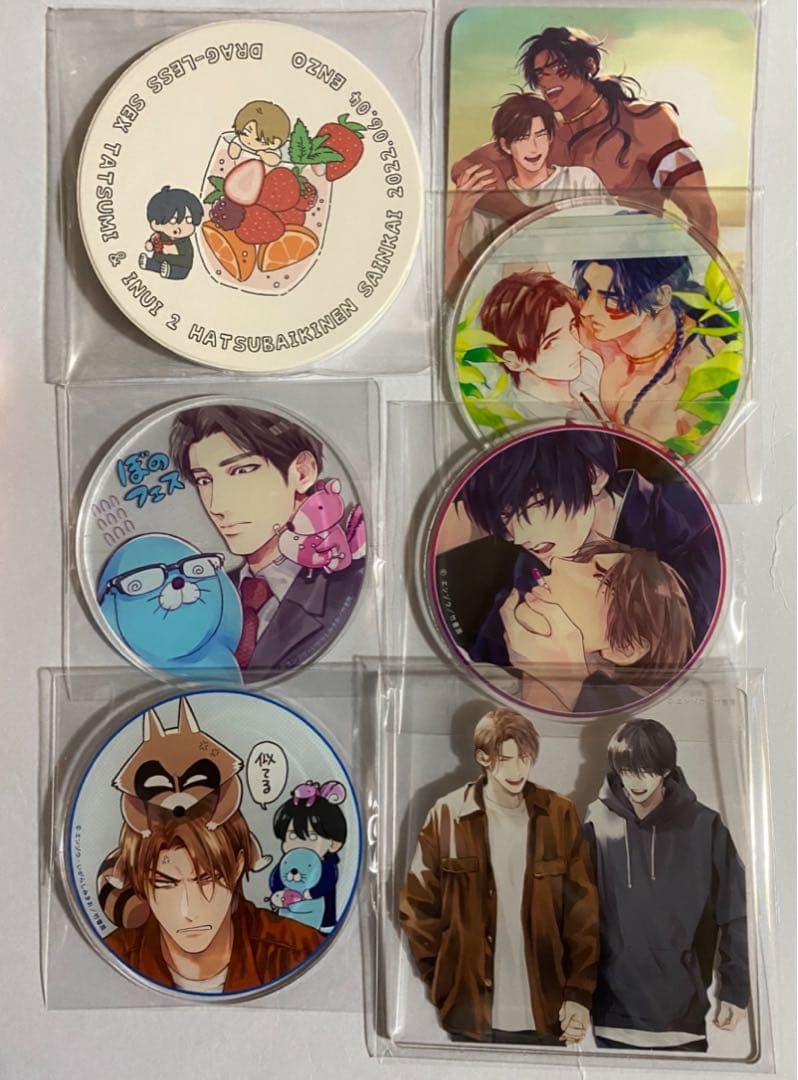 エンゾウ　アクリルコースター　等　セット　麗人　BL