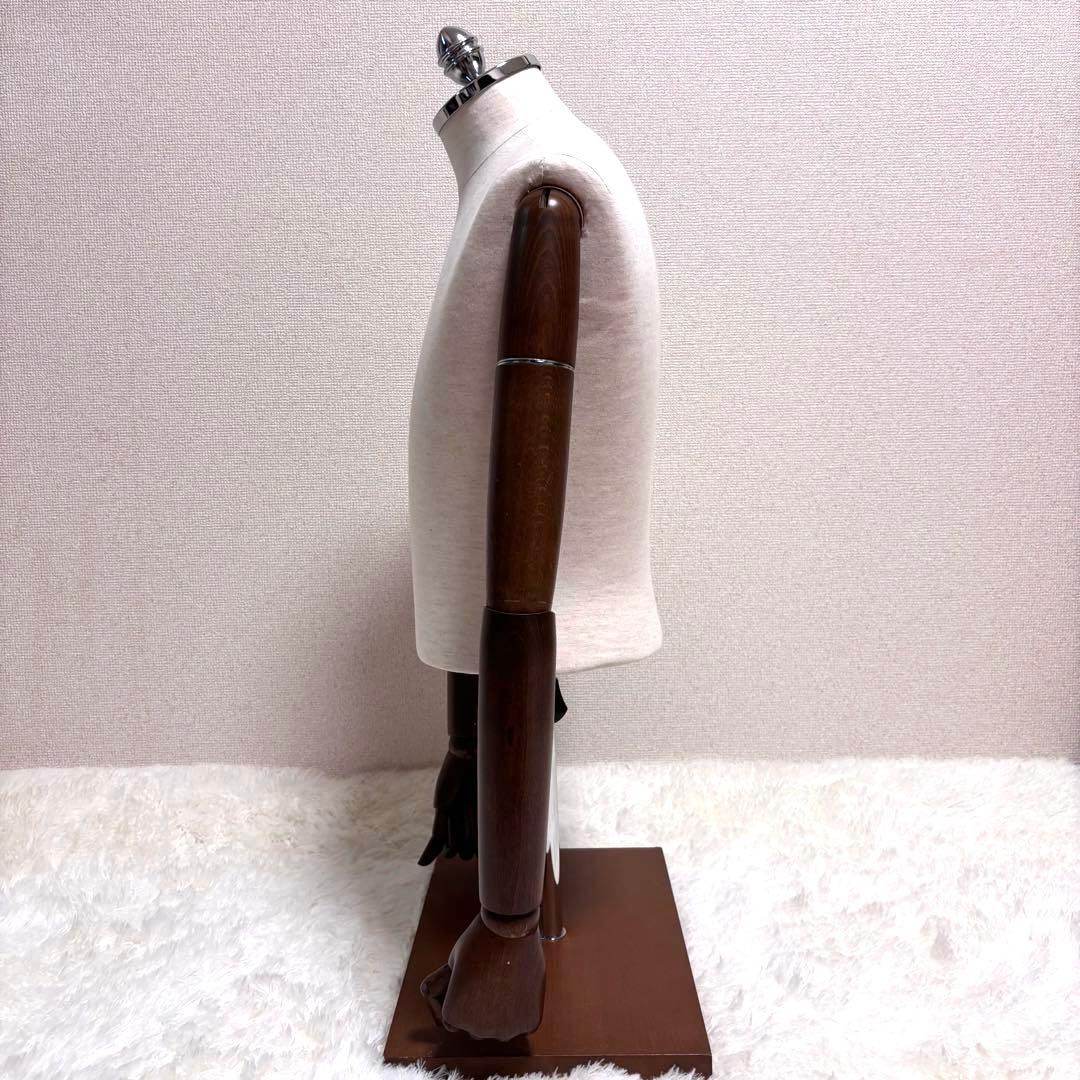 マネキン　トルソー　紳士　布張り 腕付き 可動式　半身トルソー　 Lサイズ