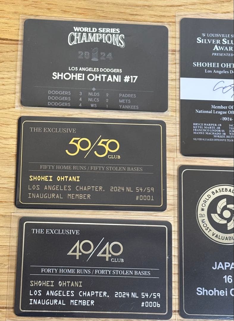 ⭐️期間限定価格⭐️非売品レアカード５枚セット 大谷翔平 WBC投打スタッツカード等