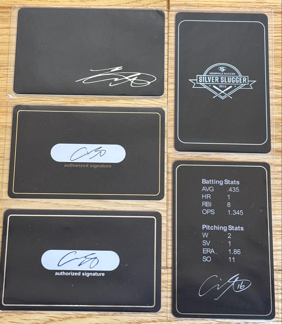 ⭐️期間限定価格⭐️非売品レアカード５枚セット 大谷翔平 WBC投打スタッツカード等