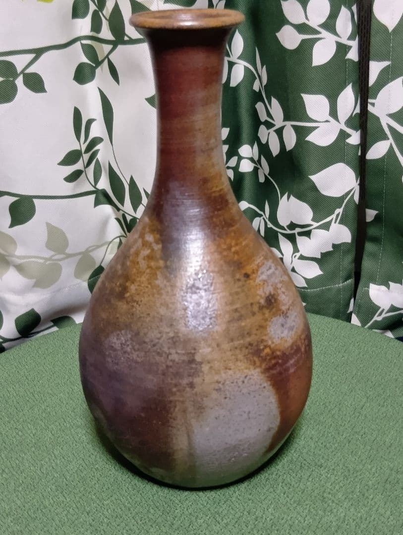 備前焼 老舗窯元(桃蹊堂) 代 17代陶芸家 木村 桃山 作 花瓶