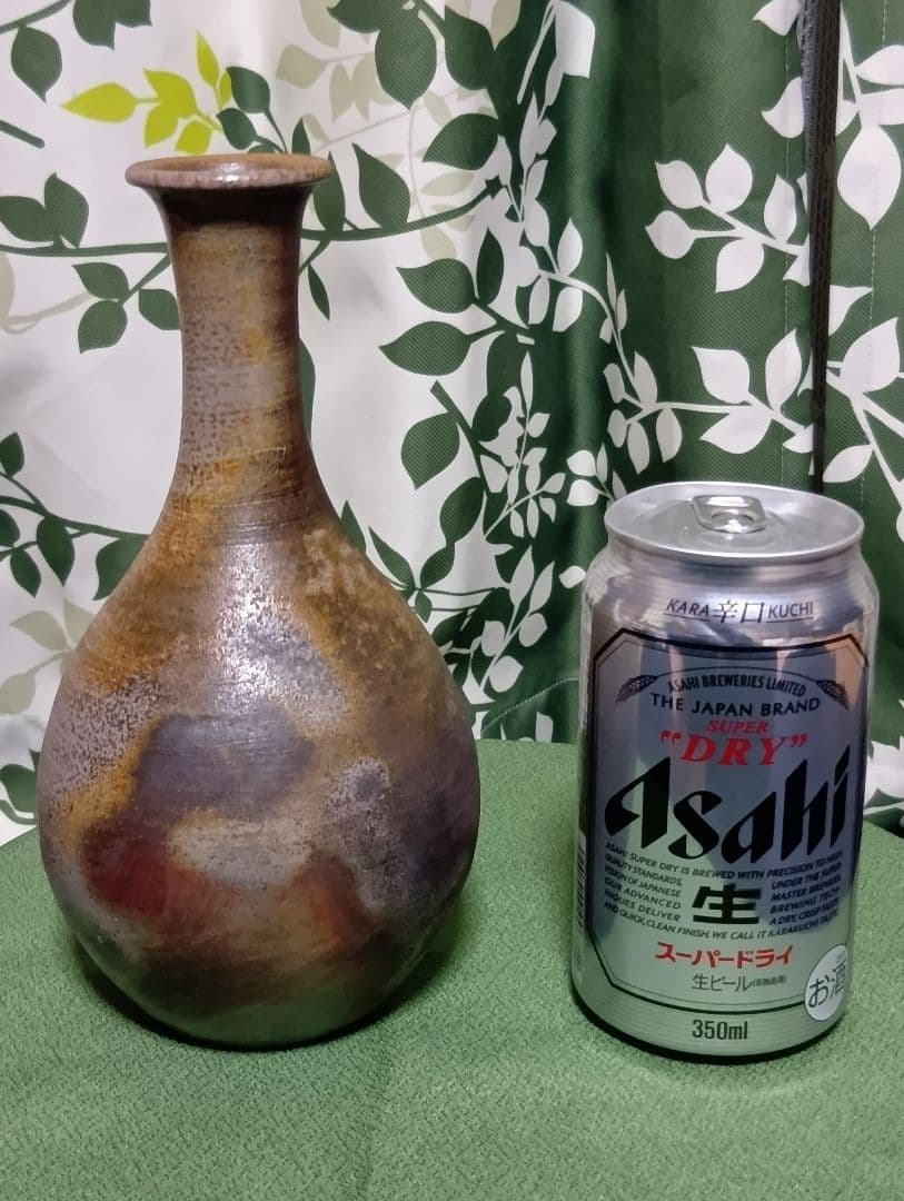 備前焼 老舗窯元(桃蹊堂) 代 17代陶芸家 木村 桃山 作 花瓶