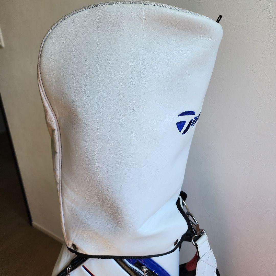 TaylorMade テーラーメイド キャディバッグ ホワイト/ブルー/レッド