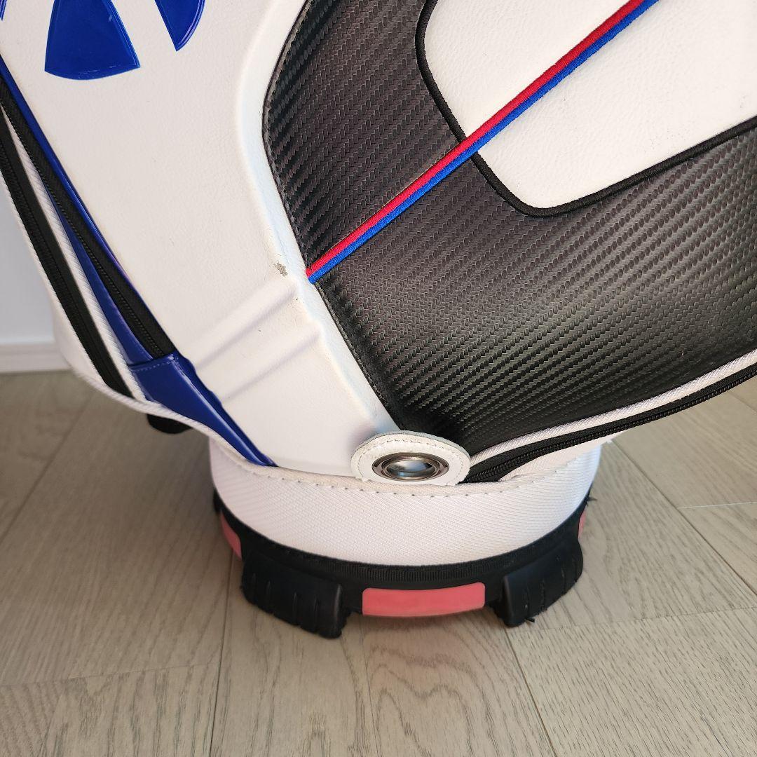 TaylorMade テーラーメイド キャディバッグ ホワイト/ブルー/レッド