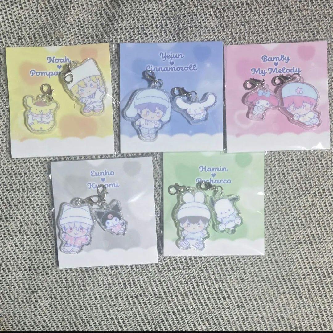 PLAVE アクリル チャーム キーリング　5人　セット　bbuu md