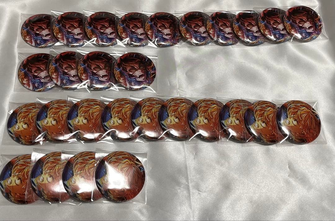 鬼滅の刃 第5弾キービジュアル缶バッジ 獪岳 我妻善逸