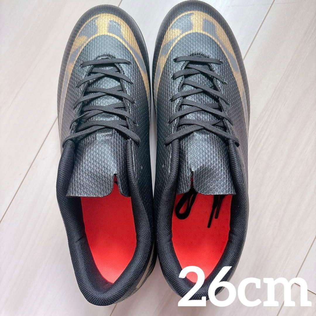 VNEXT ローレザー サッカー スパイク トレーニング 競技用 26cm