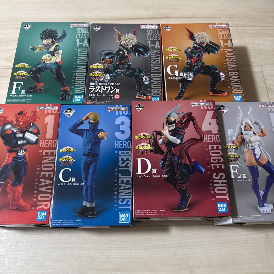 僕のヒーローアカデミア ヒロアカ 一番くじ フィギュア