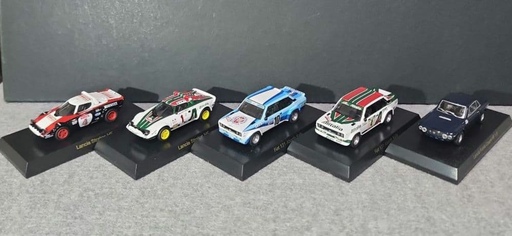 京商 ランチア・フィアット　ミニカーコレクション