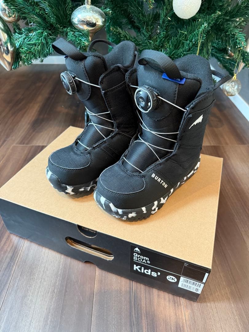 Burton Grom Boa 子供用スノーボードブーツ サイズ2K 20.5㎝