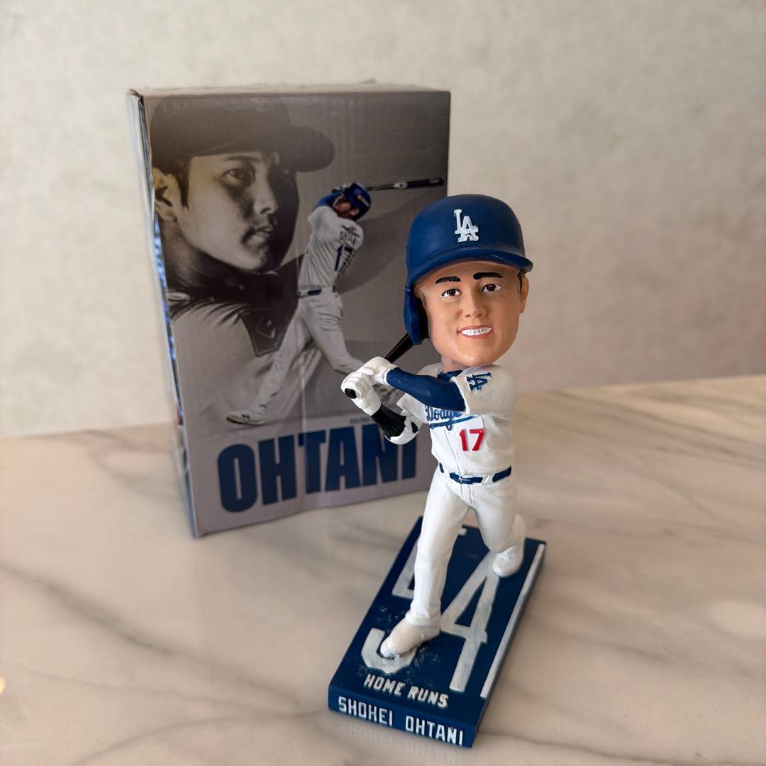 大谷翔平　ボブルヘッド　2025年8月27日来場者限定配布(箱に傷あり)