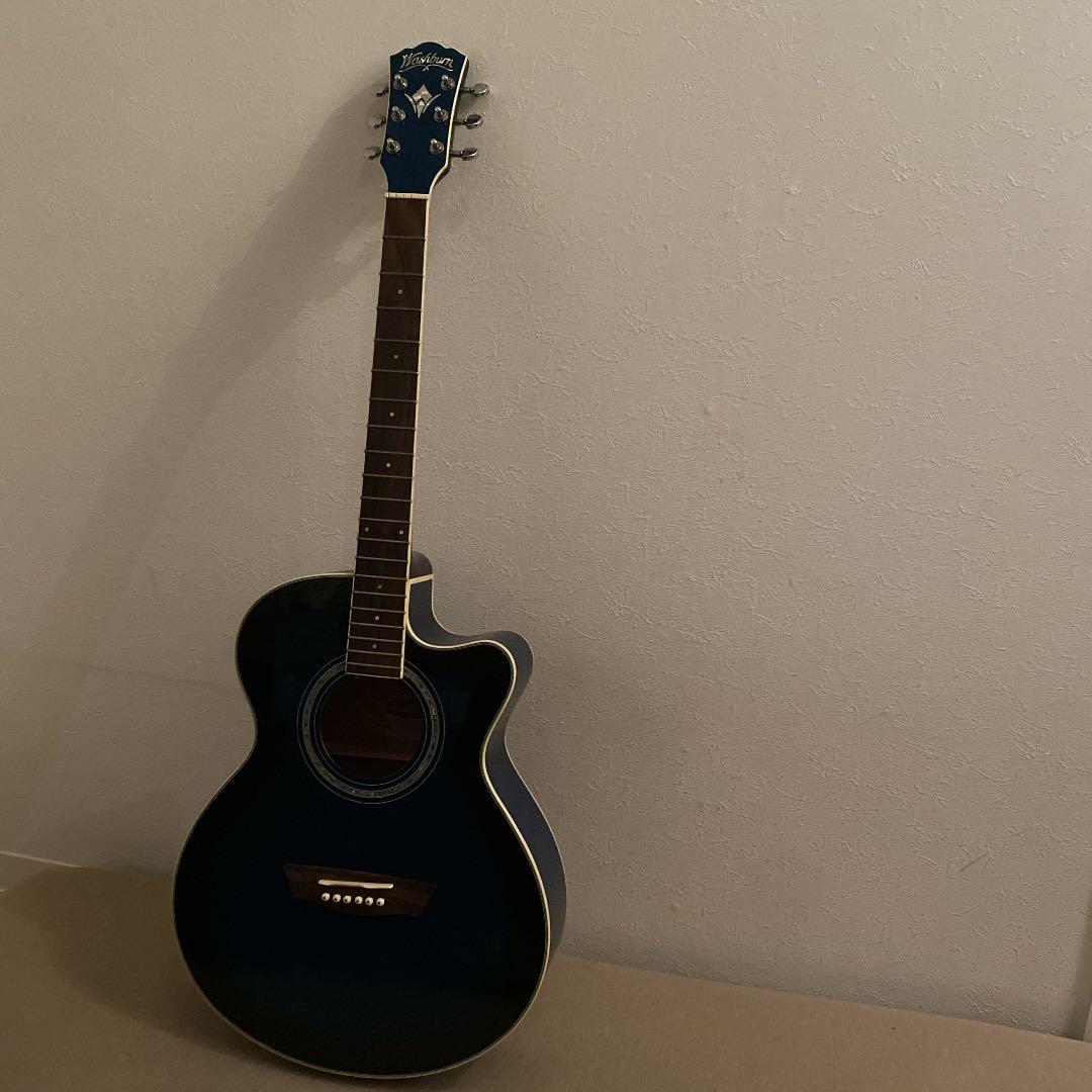 Washburn エレアコ　ブルー　⭐︎ワッシュバーンアコギ