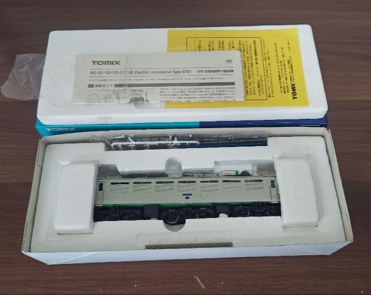 ＊ジャンク品 TOMIX HOゲージ JR EF81形電気機関車 JR貨物試験色