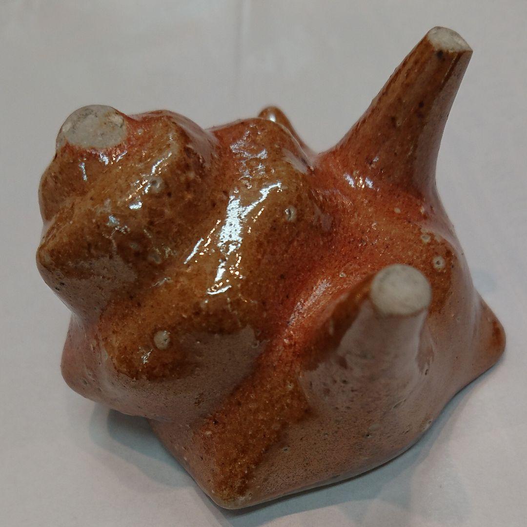 茶道具  蓋置  さざえ  四代 高橋 楽斎