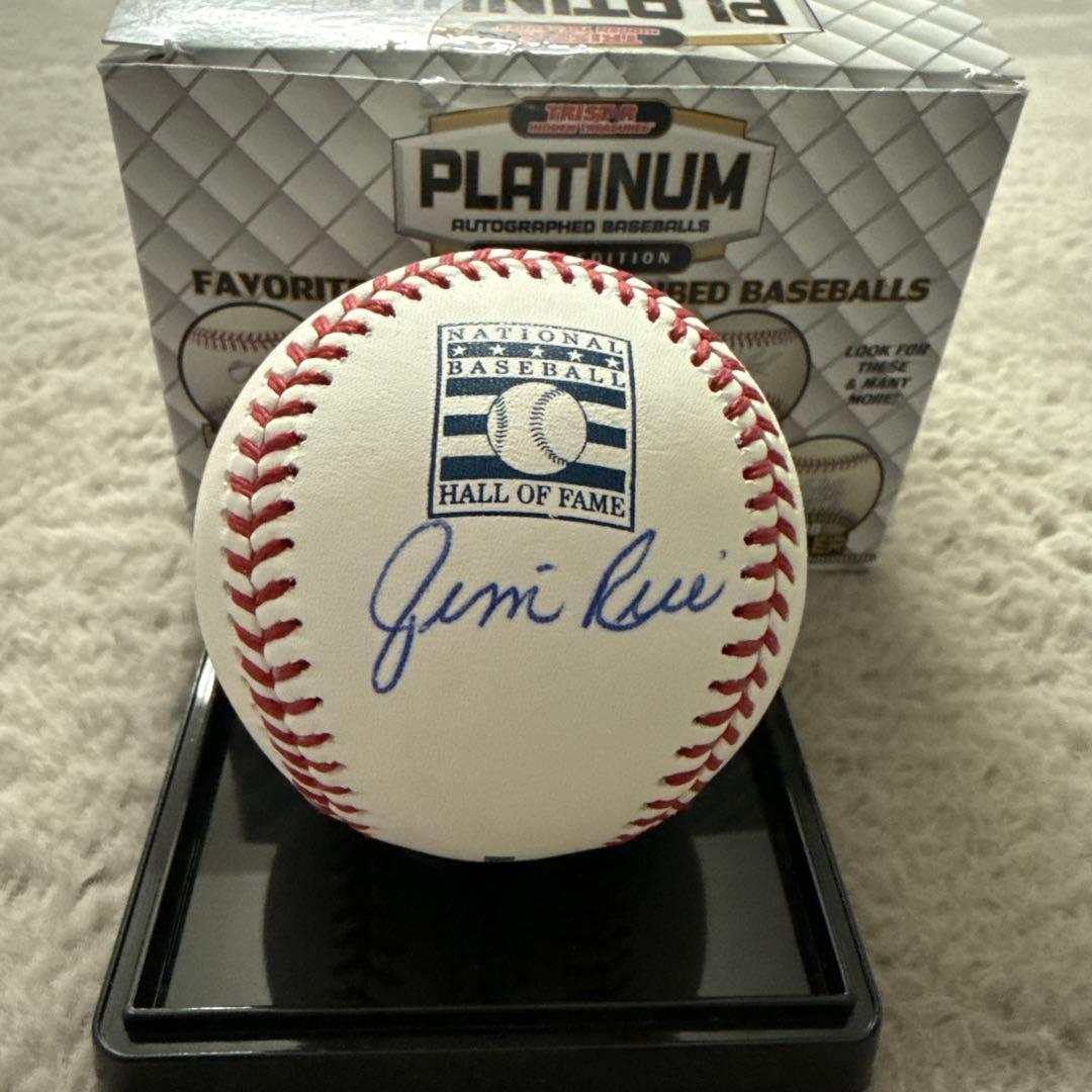 ジムライス直筆サイン入りボール