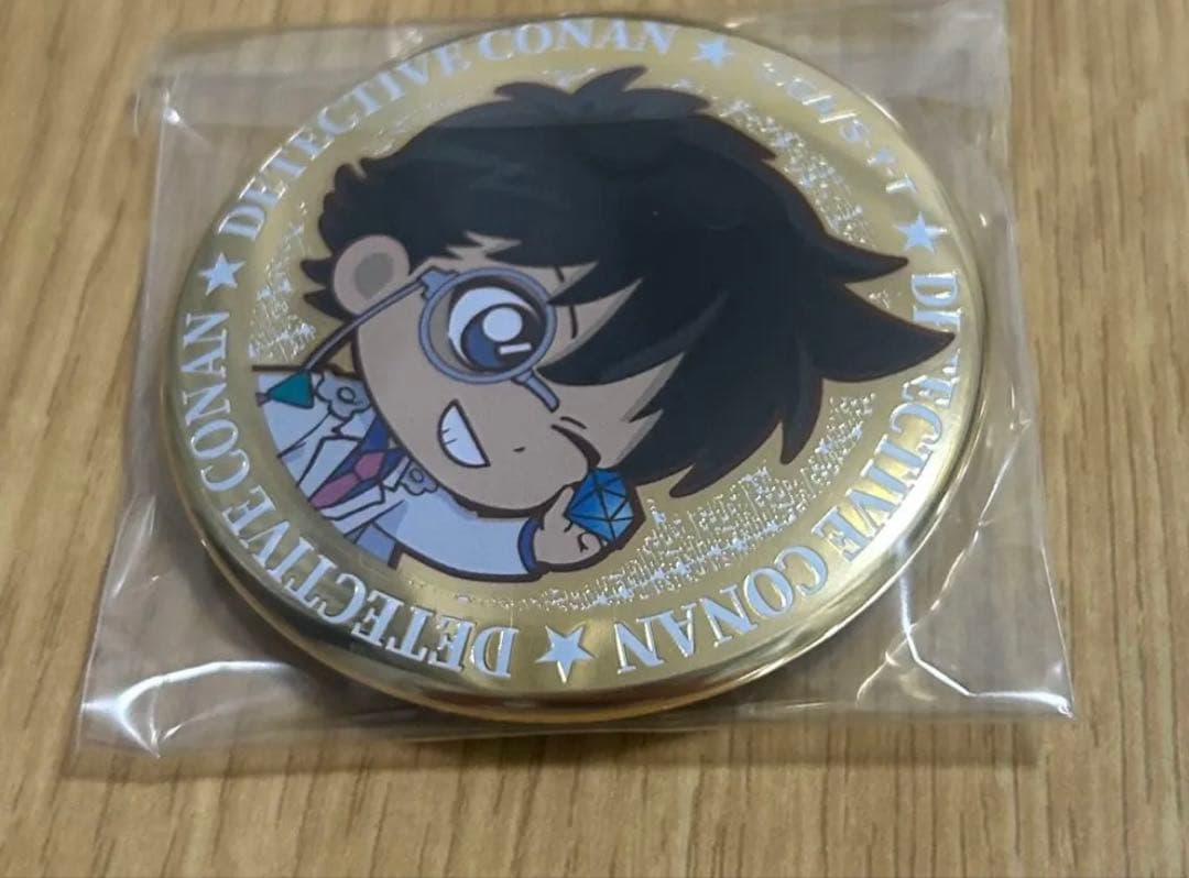 名探偵コナン トレジャー缶バッジ レア ゴールド 怪盗キッド