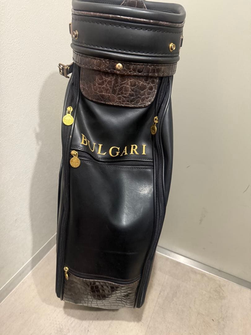 ブルガリ　ゴルフ　キャディ　バッグ　ヴィンテージ キャディバッグ　ゴルフバッグ