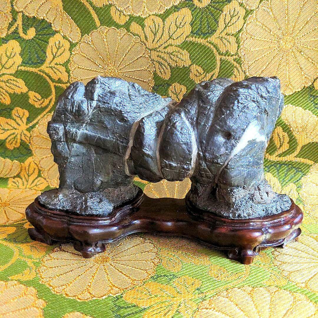 【最終価格】紀州名産　古谷石　円月島　水石　盆石