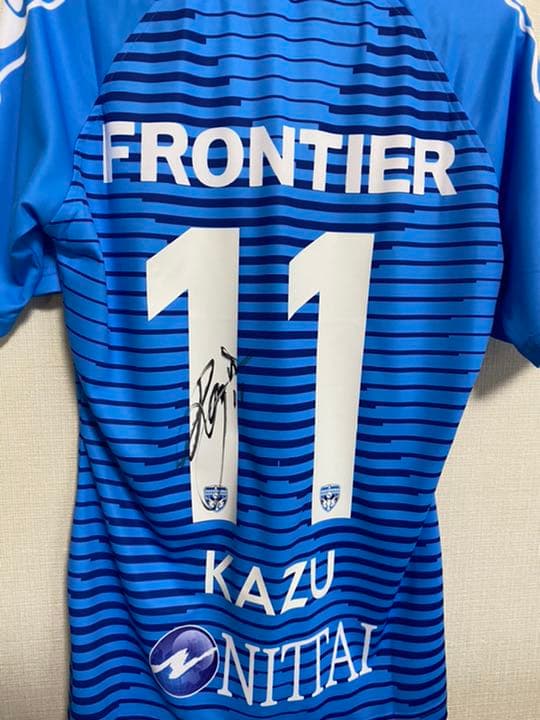 三浦和良　直筆サインユニフォーム　横浜FC20