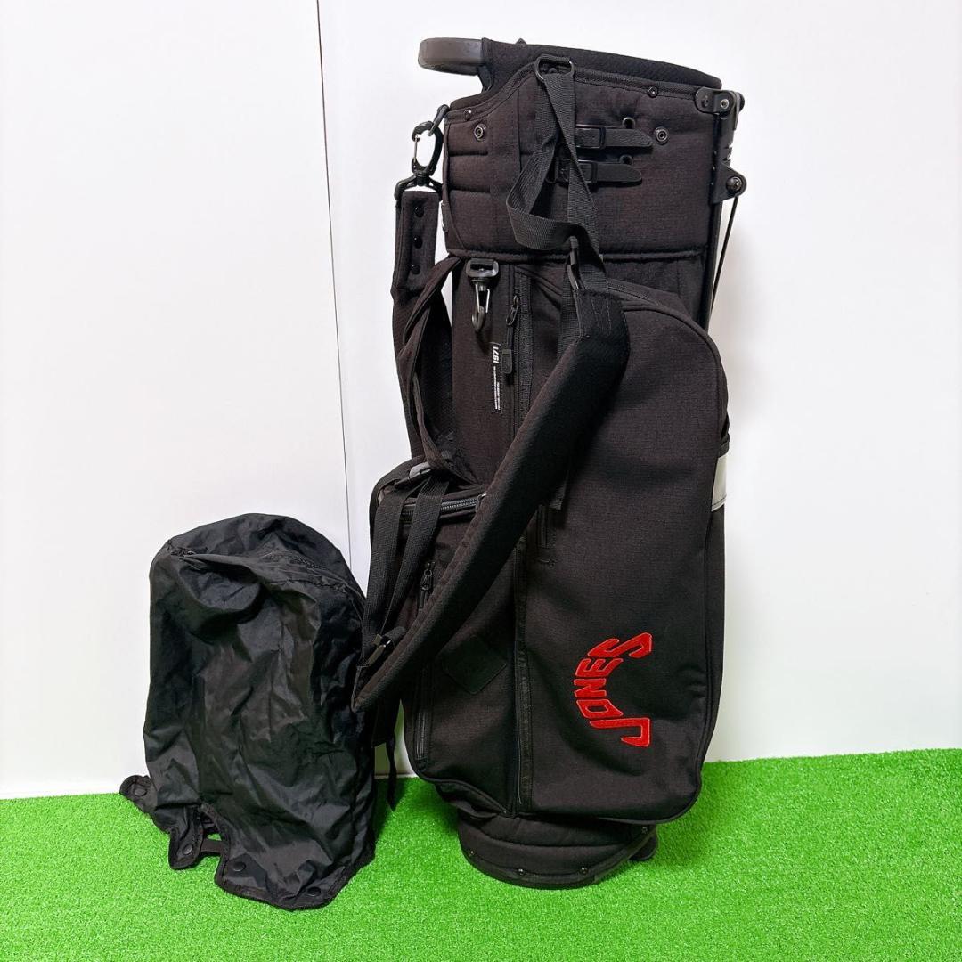 JONES ジョーンズ　キャディバッグ　スタンド　ブラック