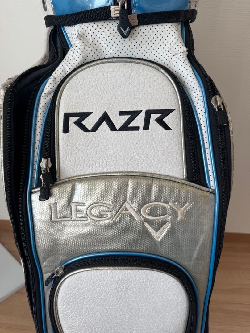キャロウェイ　キャディバック　ブルー　ホワイト　LEGACY RAZR