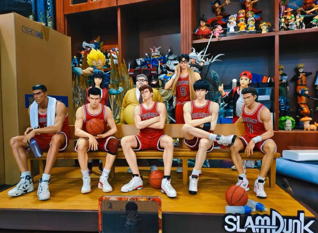 SLAM DUNK 湘北9体 ガレージキット ガレキ スタチュー ①