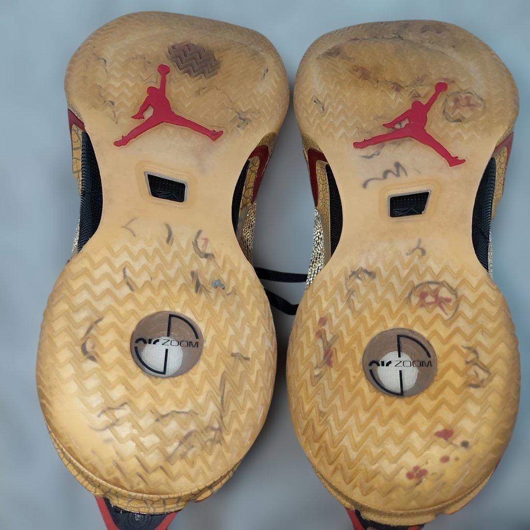 未使用級 NIKE エアジョーダン 36SERUI 八村塁 ゴールド 25cm