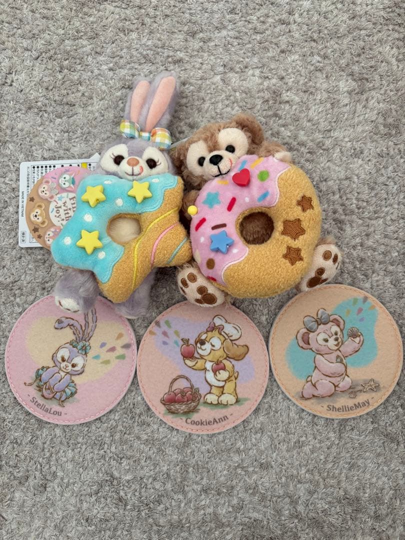 ディズニー フィルドウィズ ダッフィー ステラルー ドーナツ コースター 新品