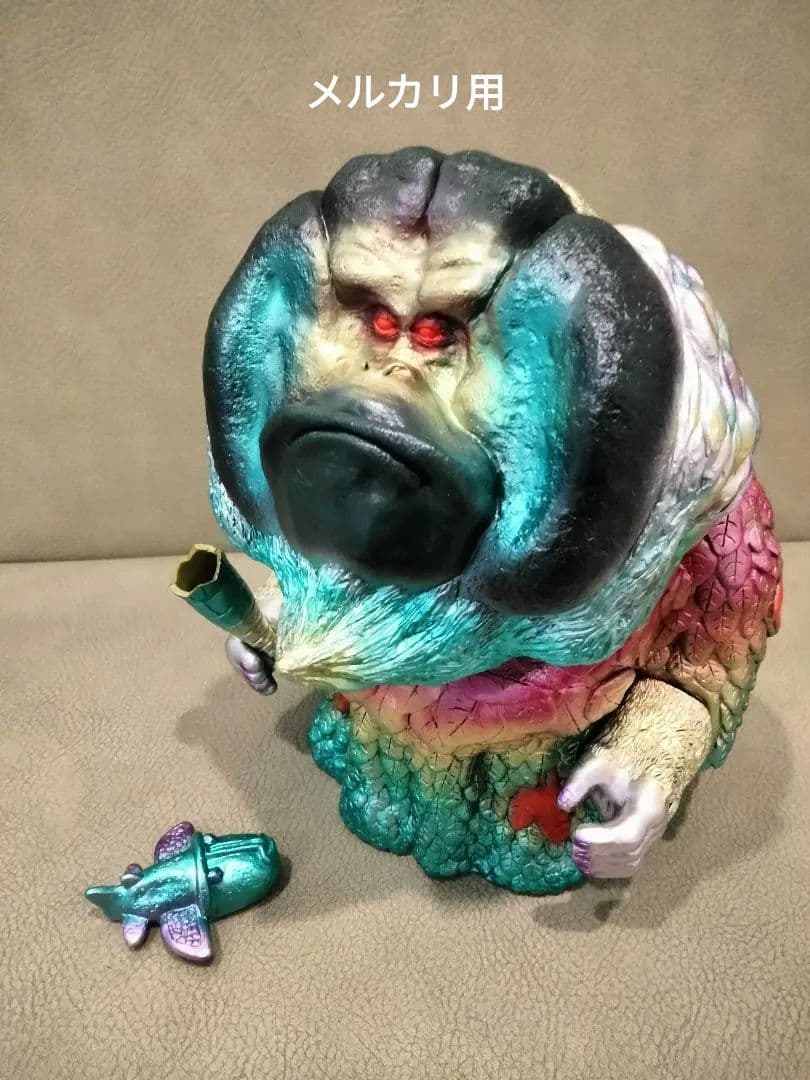 ソフビ　monstock 超未来人類ヒバンゴ　エトヤ製作堂　izumonster