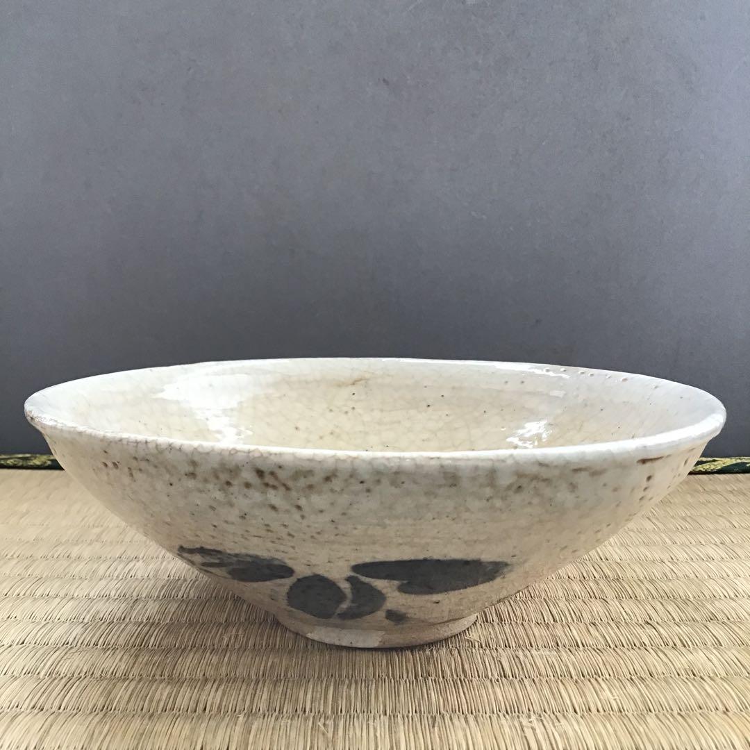 ⭐️茶道具　茶碗　松尾流十一代宗倫居士追善茶会記念の平茶碗　紙箱　S1014CW