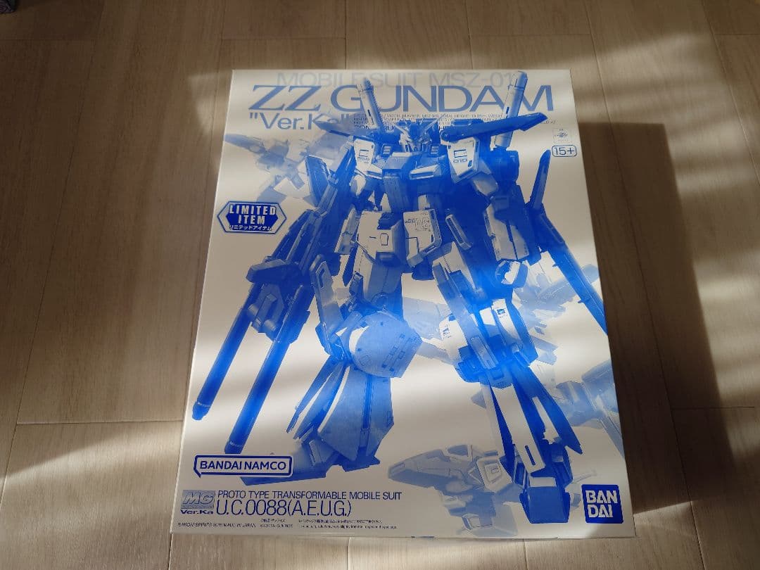 MG 1/100 ZZガンダム Ver.Ka クリアカラー　ガンプラ