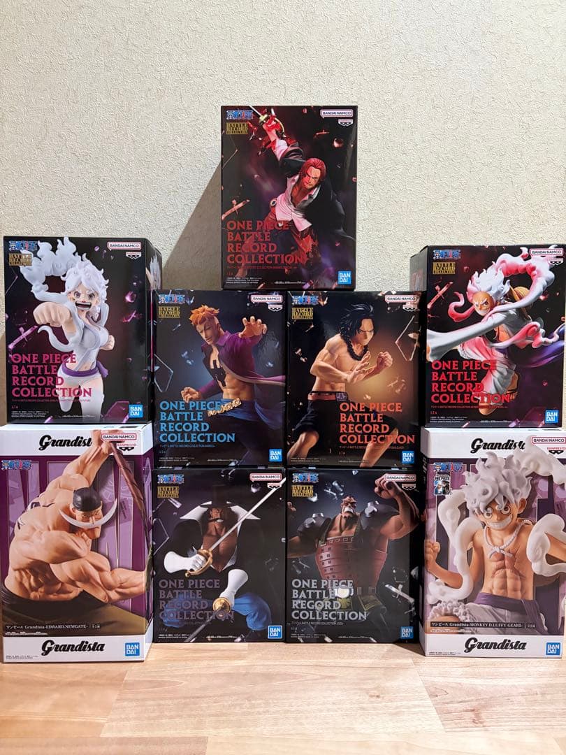 ワンピース白ひげ海賊団 他フィギュアセット まとめ売り合計９点【未開封品】