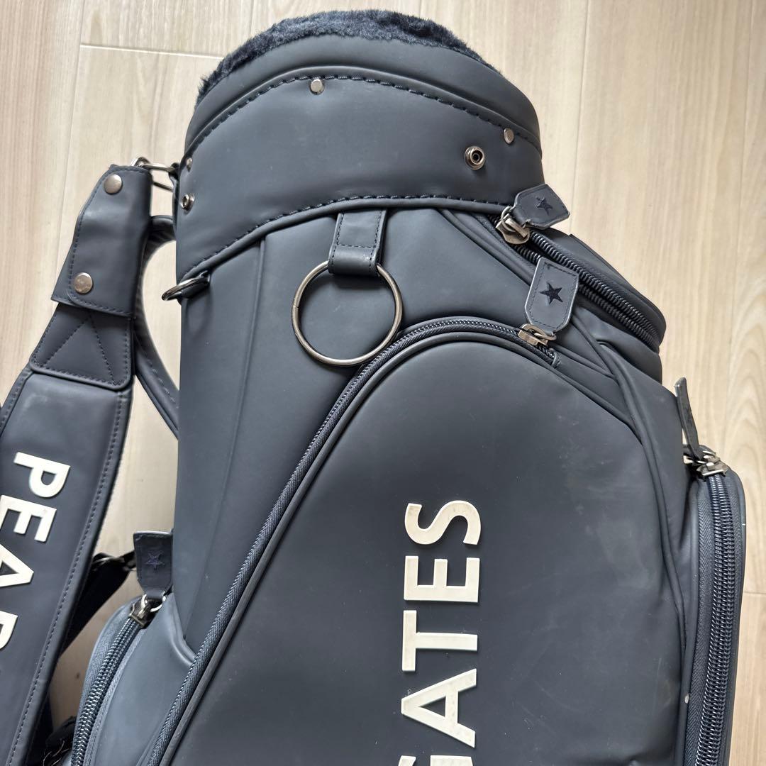 パーリーゲイツ　キャディバッグ　　トーナメントモデル　黒　ブラック