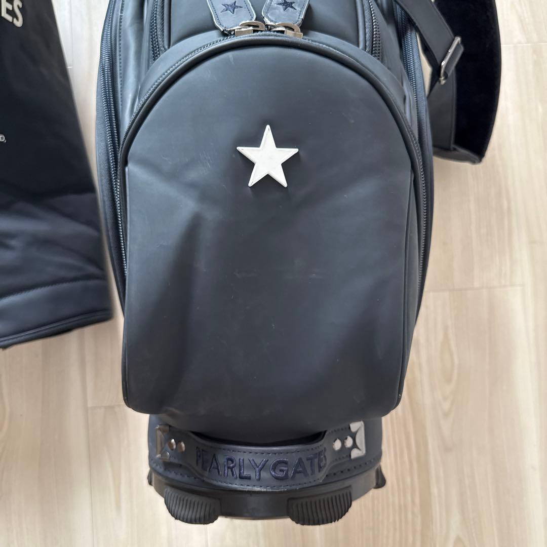 パーリーゲイツ　キャディバッグ　　トーナメントモデル　黒　ブラック